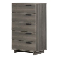 5-Drawer Chest - Cavalleri Gray Maple