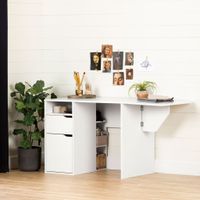 Expandable Craft Table - Crea Pure White