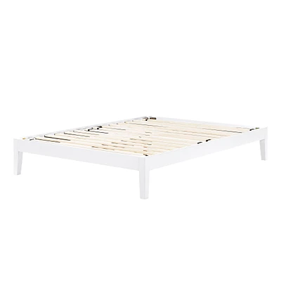 Platform Queen Bed - Vito Pure White