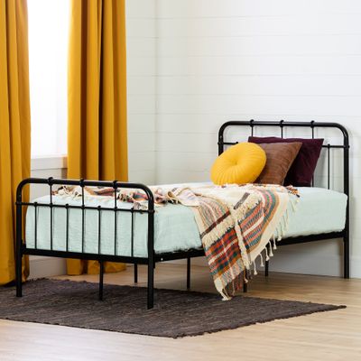 Metal Complete Bed - Versa Pure Black