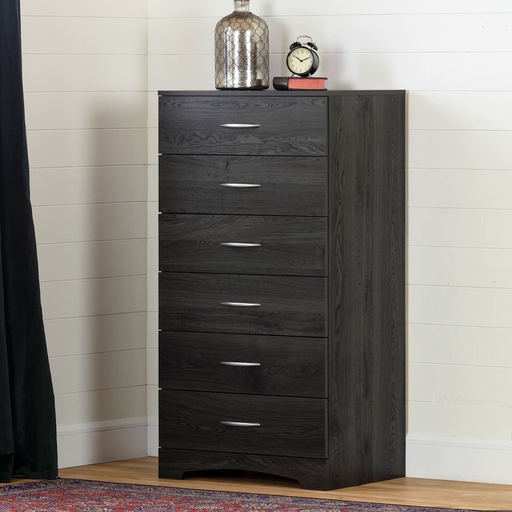 6-drawer lingerie chest - Step One Gray Oak