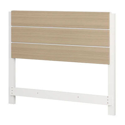 Double Headboard - Munich White and Soft Elm