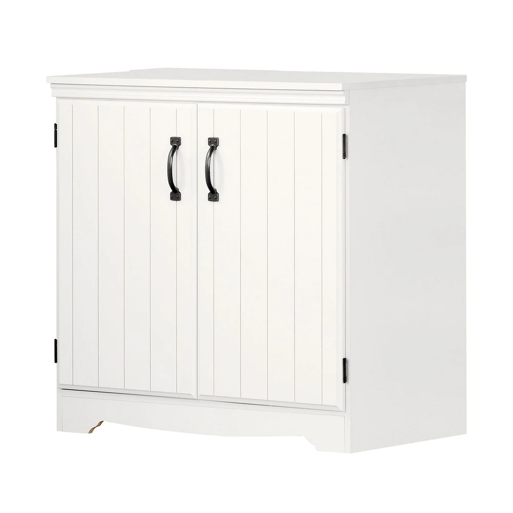 2-Door Storage Cabinet - Farnel Pure White