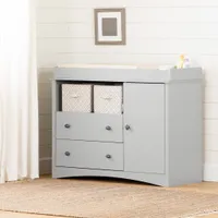 Changing Table - Peek-a-boo Soft Gray