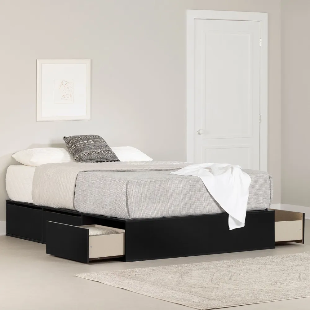 Queen 6-Drawer Platform bed