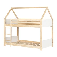 House Bed for Bunk Beds - Sweedi White and Natural