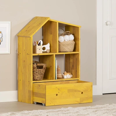 Bibliothèque avec bac de rangement