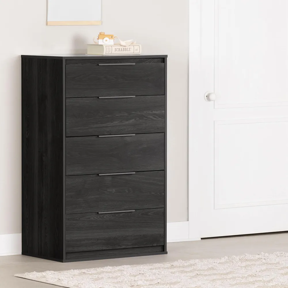 5-Drawer Chest - Hourra Gray Oak