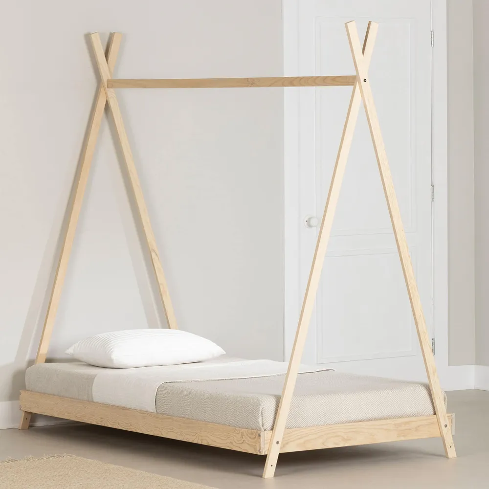 Twin Bed - Sweedi Natural Wood