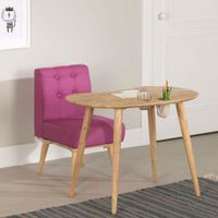 Kids Table with Upholstered Chair Set Sweedi