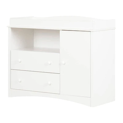 Peek-a-boo Changing Table - Pure White