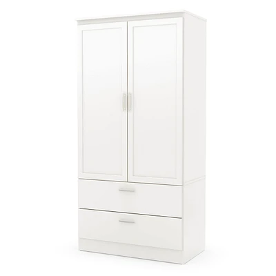 Armoire Penderie - Acapella Blanc Solide