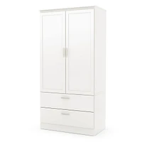Armoire Penderie - Acapella Blanc Solide
