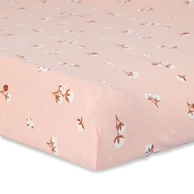 Drap Contour pour Lit de Bébé - Fleurs