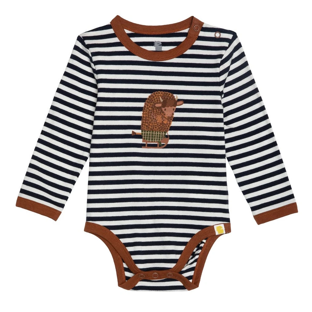 Striped Long Sleeves Bodysuit 0-24m