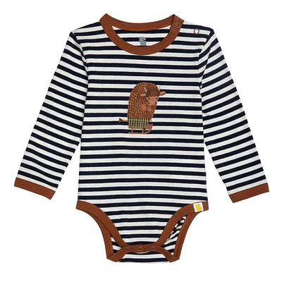 Striped Long Sleeves Bodysuit 0-24m