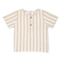 Woven Shirt Placket Set 0-24m