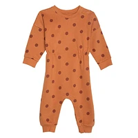 Big Dots Sweat Romper 0-24m