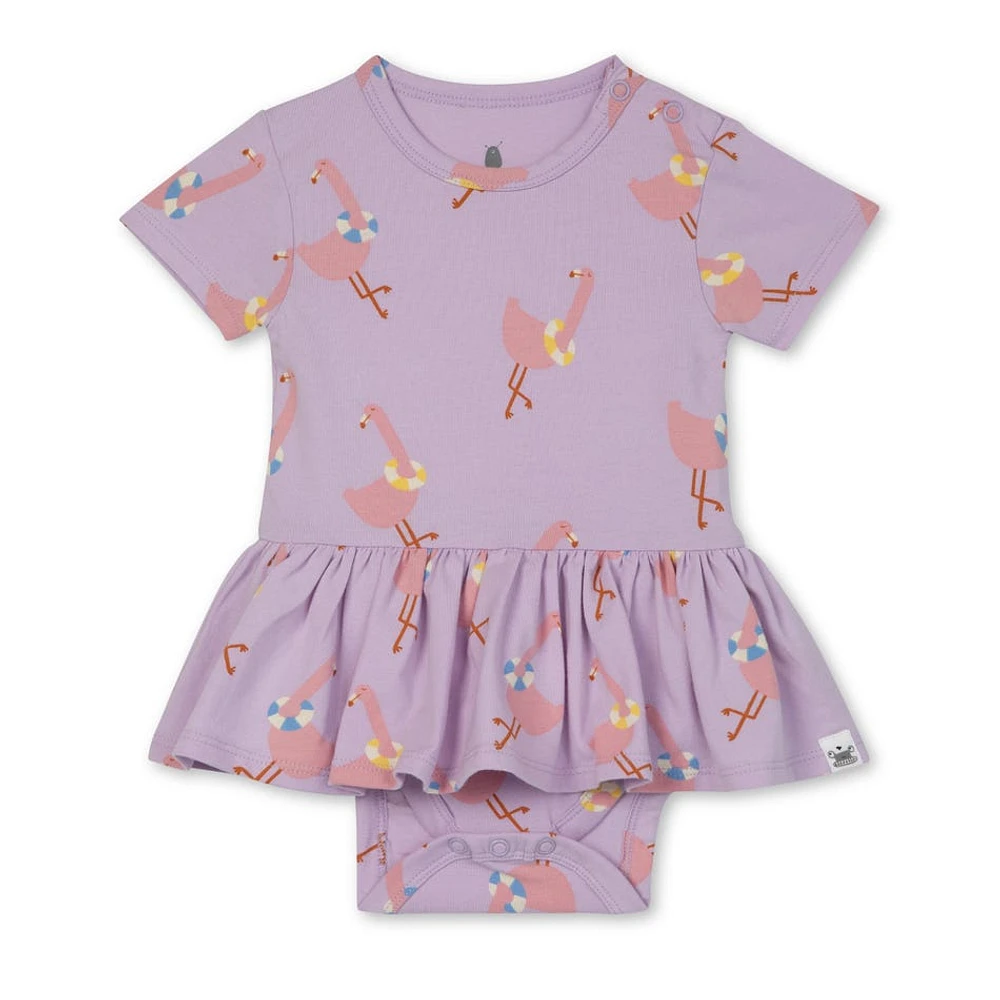 Flamingo Dress 0-24m