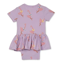 Flamingo Dress 0-24m