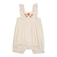 Ruffled Straps Romper 0-24m