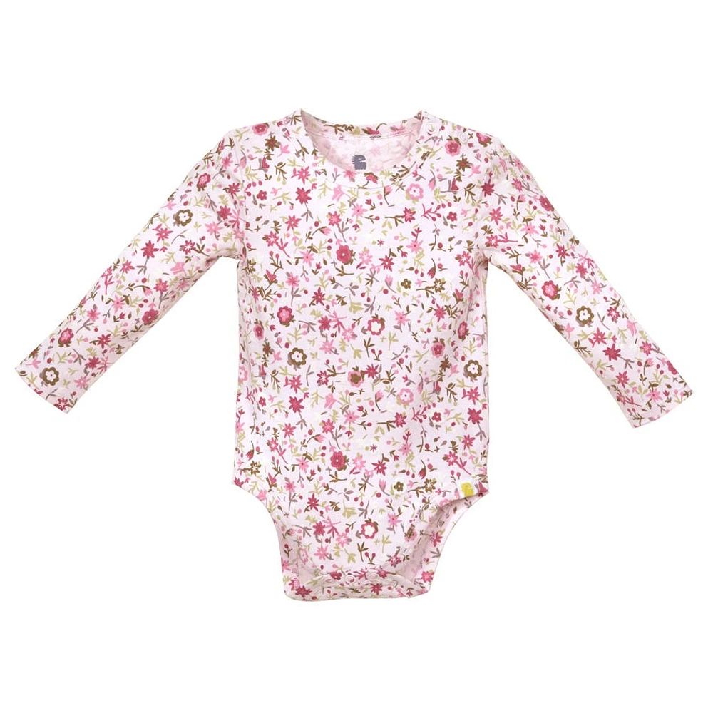 Orchid Bouquet Long Sleeves Bodysuit 0-24m