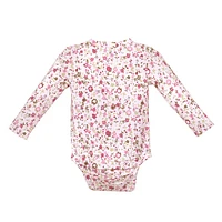 Orchid Bouquet Long Sleeves Bodysuit 0-24m