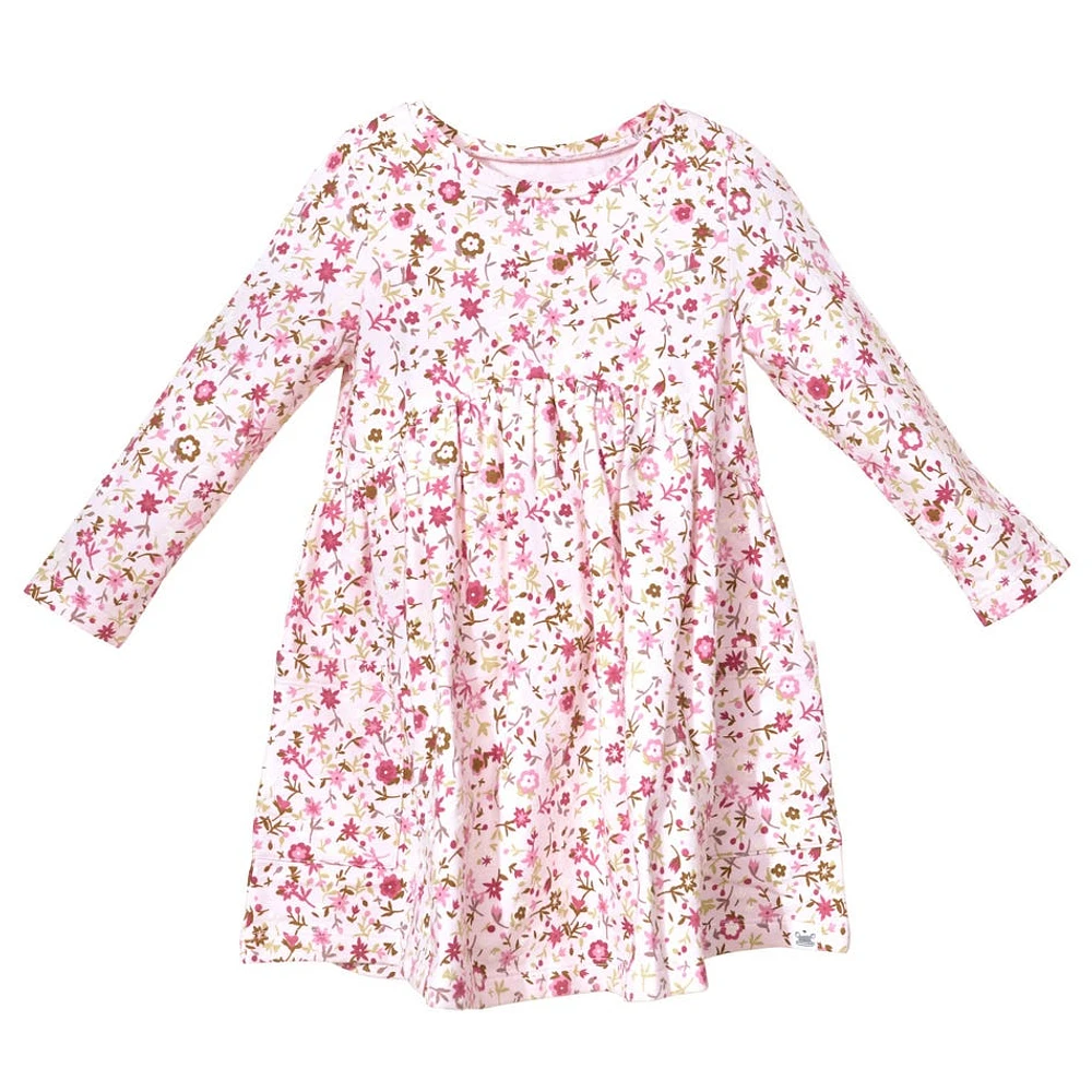 Orchid Bouquet Fleece Dress