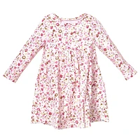 Orchid Bouquet Fleece Dress