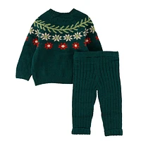 Fair Isle Knit Set 9-24m