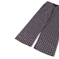 Peace Print Black Pants 3-11y