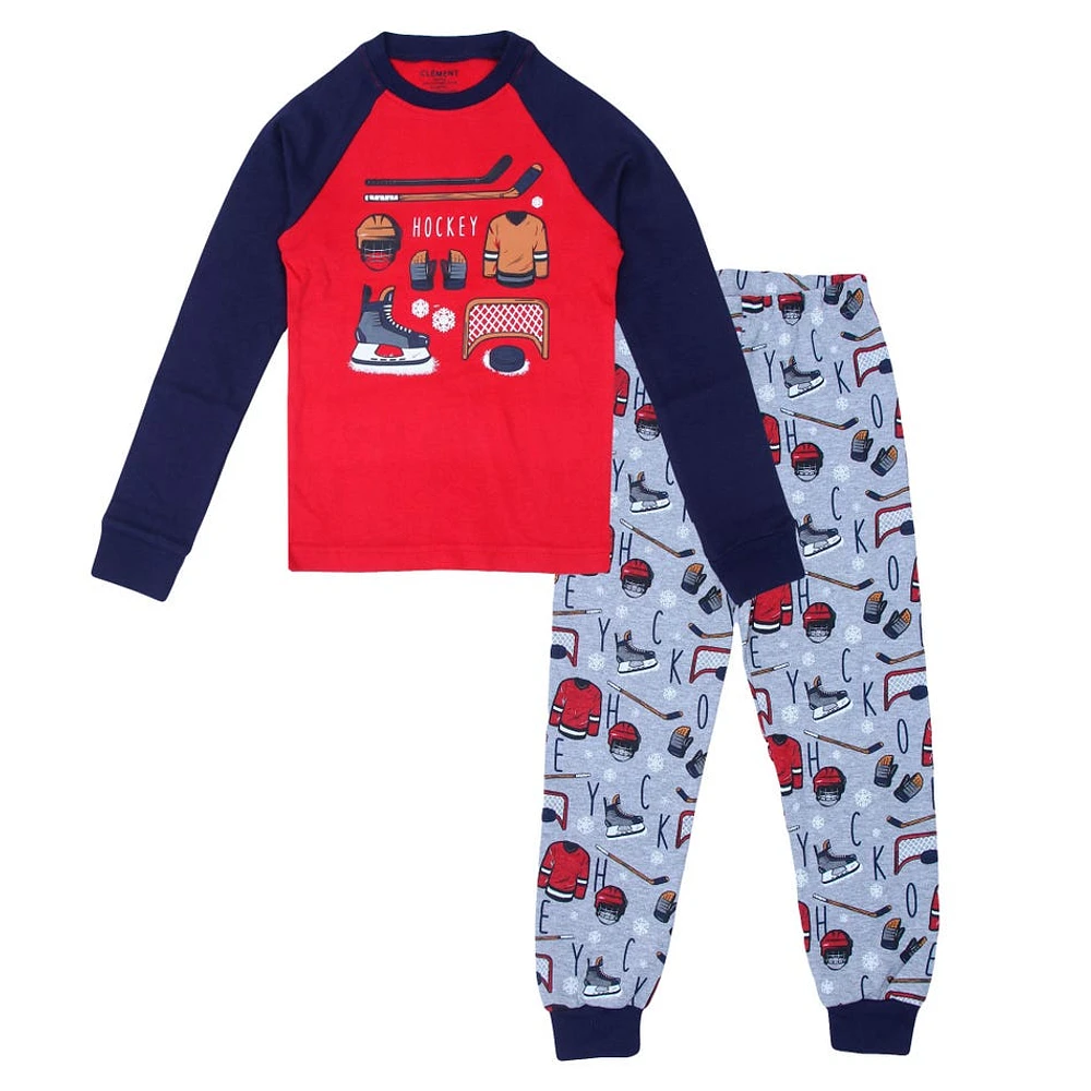 Hockey Pajamas 2-14y