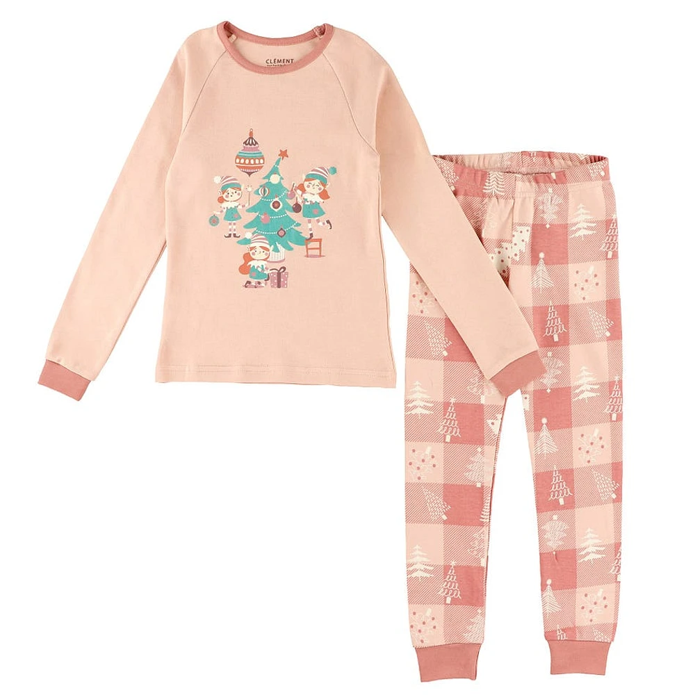 Elves Pajamas 2-14y