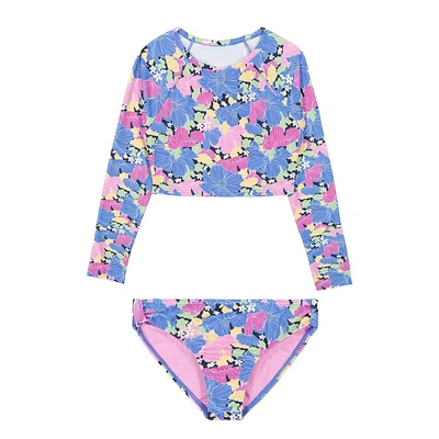 Maillot 2 Pièces Floral 8-14ans