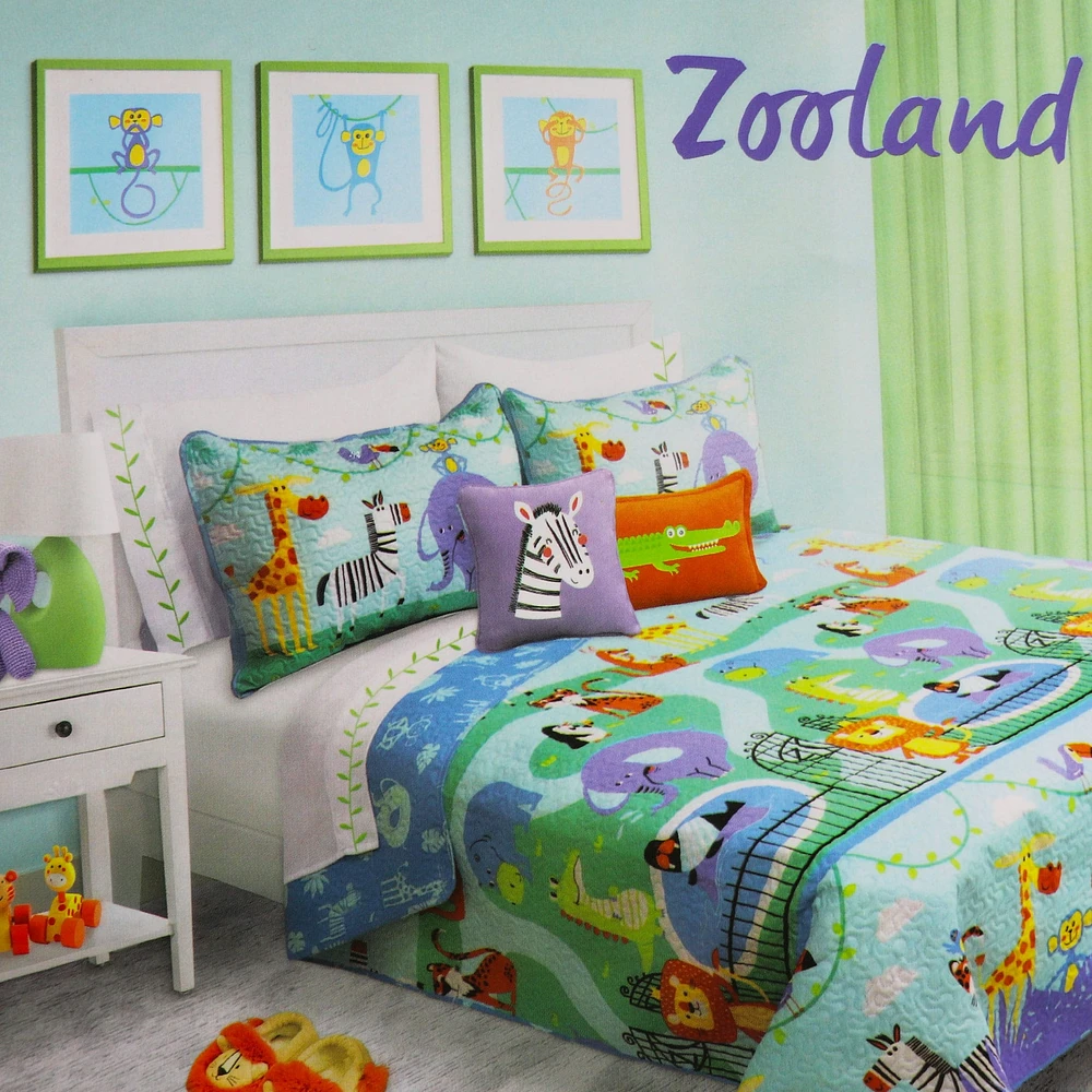 Twin Comforter - Zoo