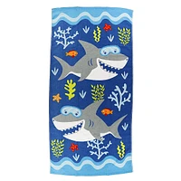 Beach Towel - Shark Snorkeling