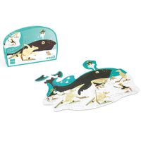 Contour Puzzle Whale 60 Pieces