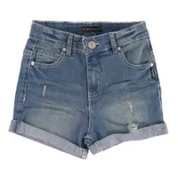 Lacy Denim Shorts 7-16y