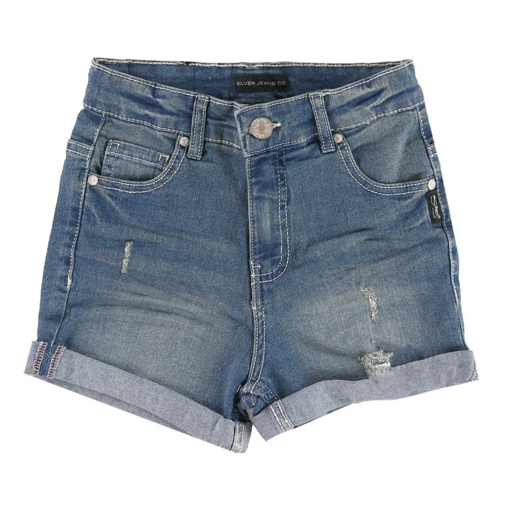 Lacy Denim Shorts 7-16y