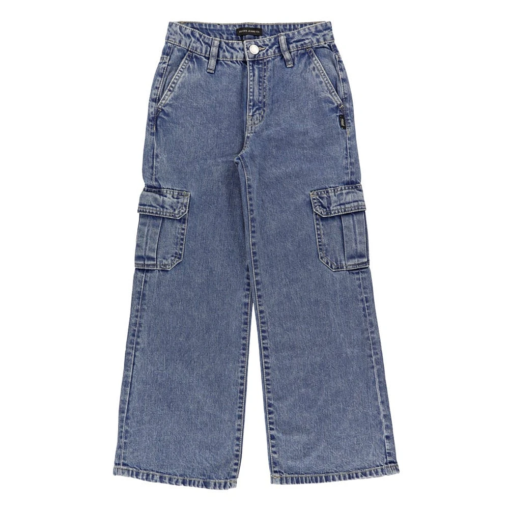 Jeans Cargo Olivia 7-16ans