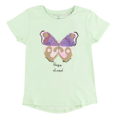 Butterflies Flip Sequin Tee