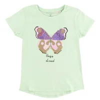 Butterflies Flip Sequin Tee