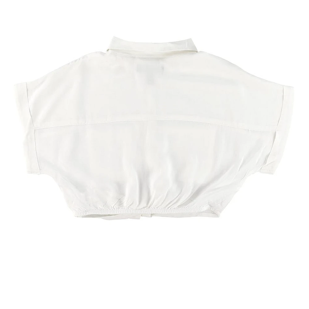 Blouse Noeud Blanche 7-16ans