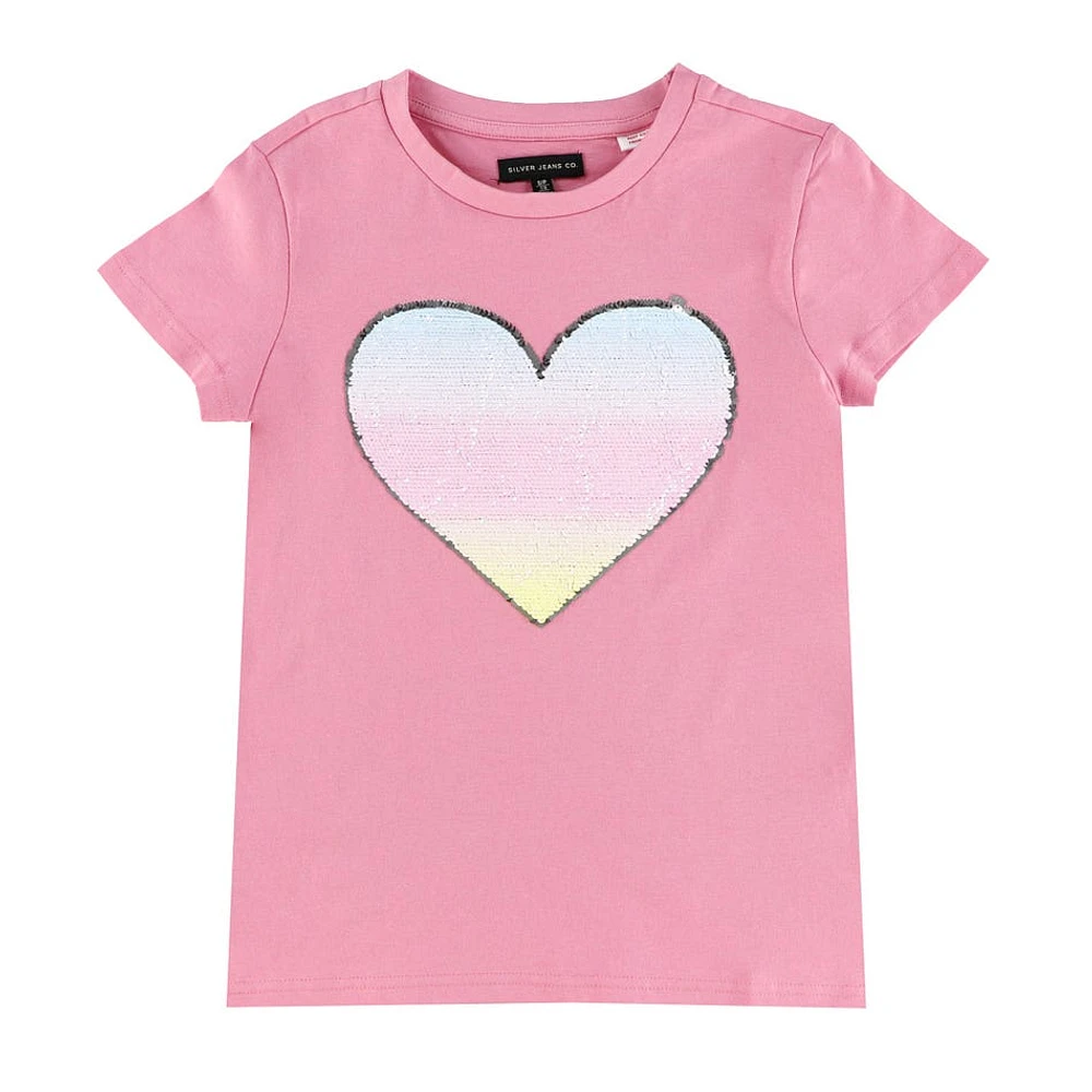 T-Shirt Coeur 7-16ans