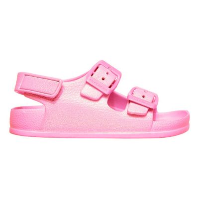 Molded Pearlized Slide Sandal 5-10