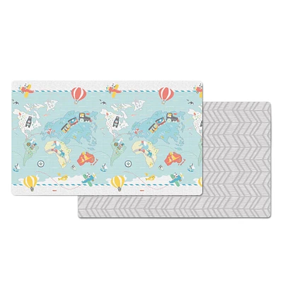 Doubleplay Reversible Playmat - Little Travelers