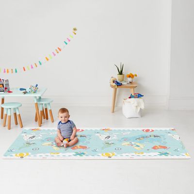 Doubleplay Reversible Playmat - Little Travelers