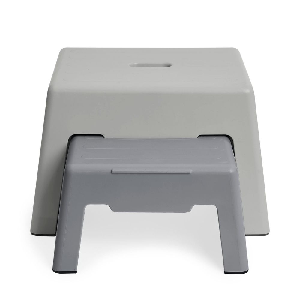 Double-Up Step Stool - Grey