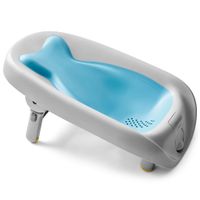 Moby Recline & Rinse Bather - Grey / Blue