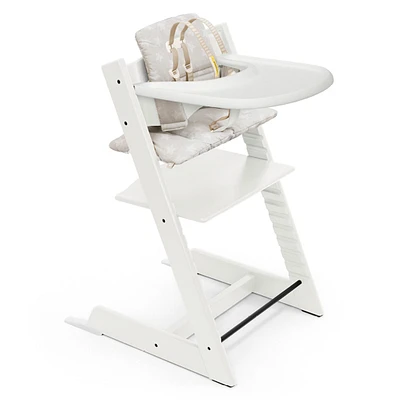 Chaise Haute Tripp Trapp® + Coussin avec Cabaret Tripp Trapp